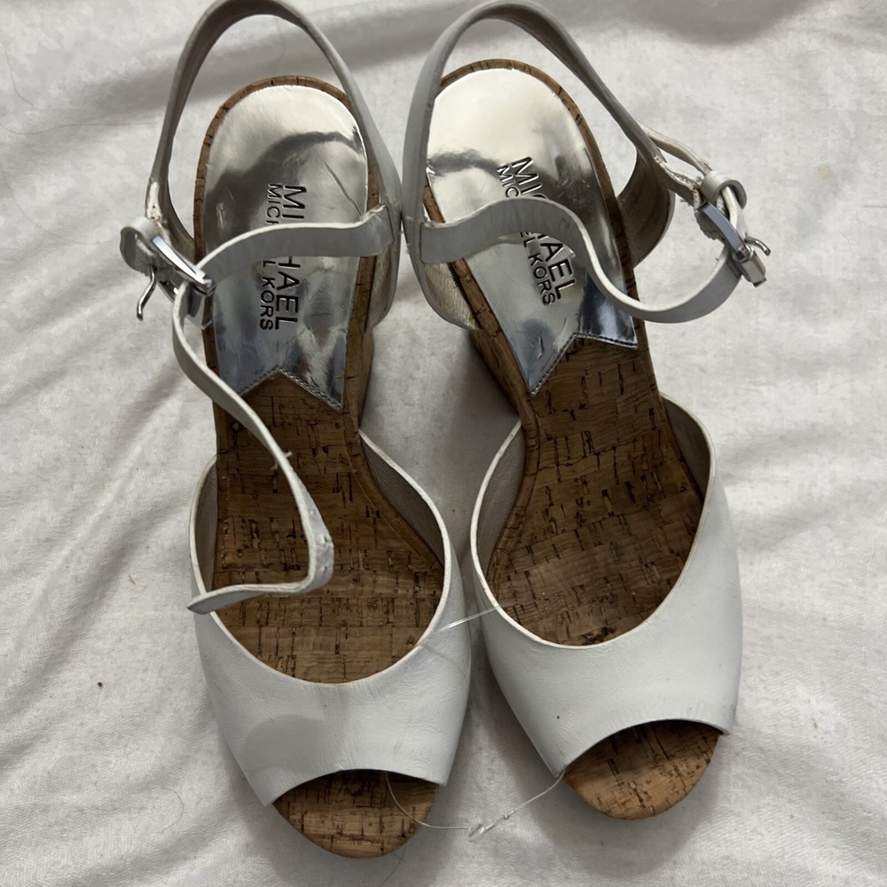michael kors wedge sandals 7.5‎